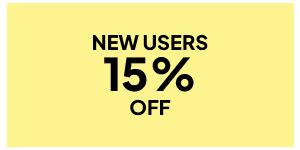 New Users:15% OFF