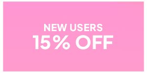 New Users: 15% OFF