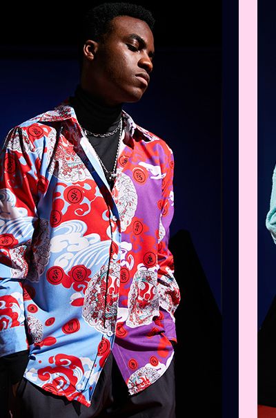 Also, the use of totem/graphic in psychedelic fashion is excellent. With a bit of ethnic totem pattern, text and letters, you may be able to look more personal and special. And if you wear it to an event, it will make you more likely to attract the attention of your crush.